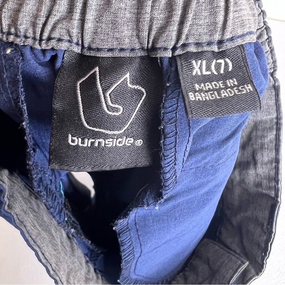 5/$25 burnside boys shorts blue size 7 - Picture 4 of 4